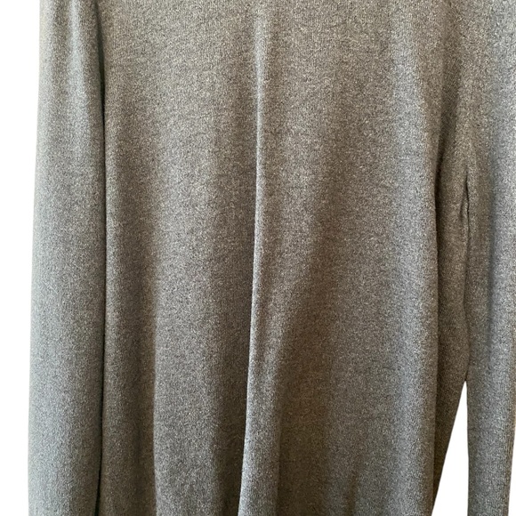 GAP Drop Long Sleeve Pullover Crew Neck Sweater Heather Grey Size Small - Picture 7 of 13